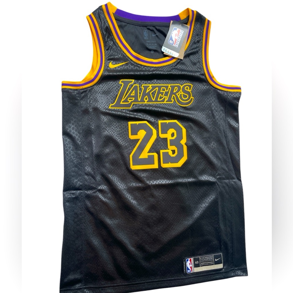 Nike LEBRON JAMES #23 Los Angeles Lakers NBA Swingman 🏀 Jersey Men’s Size 40 M